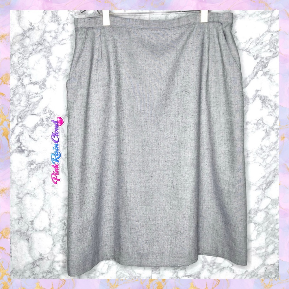 Levi’s Bend Over Vintage Gray Pencil Skirt With Pockets Women’s 24W